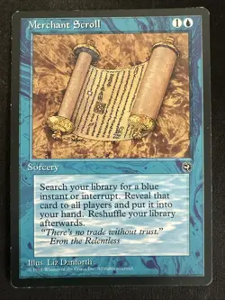 Merchant Scroll Homelands Magic the Gathering MTG - Image 1