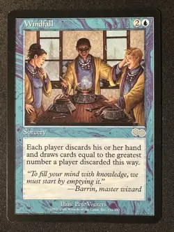 Windfall Urza's Saga Regular Magic The Gathering MTG - Image 1