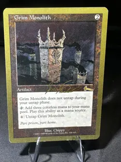 Grim Monolith - 2000 Finkel *World Championship Decks* MTG Magic the Gathering - Image 1