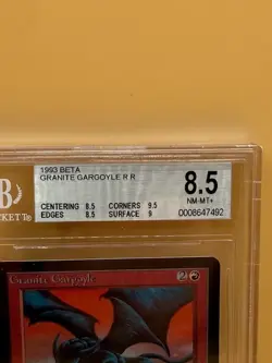 Granite Gargoyle - 1993 MTG Beta - BGS 8.5 NM-MT+ - Vintage Magic - Image 2