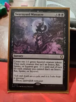 Swarmyard Massacre Commander: Bloomburrow Regular - Image 1