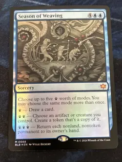 Season of Weaving Bloomburrow Foil NM-M Unplayed MTG Magic - Image 1