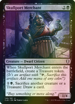 MTG Skullport Merchant Foil ** Battle for Baldur's Gate ** English (NM) - Image 1