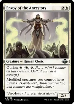 NM Envoy of the Ancestors, MTG, Modern Horizons 3, Magic the Gathering, 23 - Image 1
