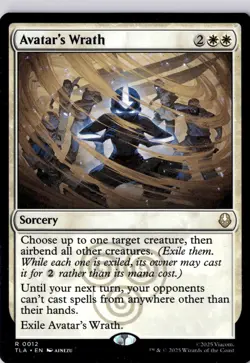 Avatar's Wrath Avatar: The Last Airbender Regular NM R 0012 - Image 1