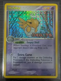 2005 Pokemon EX Deoxys Shedinja 14/107 Reverse Holo Rare NM Near Mint 14/107 - Image 1