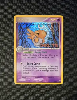 2005 Pokemon TCG: Shedinja #14/107 EX Deoxys Reverse Holo Stamped Rare - NM - Image 1