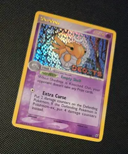 2005 Pokemon TCG: Shedinja #14/107 EX Deoxys Reverse Holo Stamped Rare - NM - Image 2