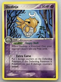 Pokemon TCG Shedinja 14/107 EX Deoxys Non Holo Rare Pokemon Card - Image 1