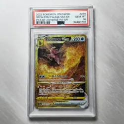 2022 POKEMON JPN SWSH VSTAR UNIVERSE #259 FA/ORIGIN FORME PALKIA VSTAR PSA 10 - Image 1