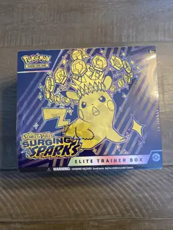 Pokemon TCG Surging Sparks Elite Trainer Box ETB NEW SEALED - Image 1
