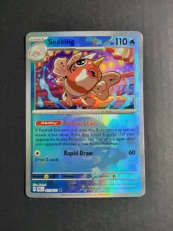 Seaking 21/131 Pokemon TCG S&V Prismatic Evolutions Pokeball Uncommon Holo NM - Image 2