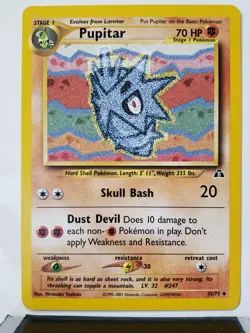 Pupitar 45/75 - NM - Neo Discovery Pokemon Card - $2 Combined Shipping - Image 1