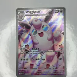 Pokemon TCG Wigglytuff 105/094 Illustration Rare - Phantasmal Flames - Near Mint - Image 2