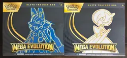 Pokemon Mega Evolution Elite Trainer Box ETB Set of 2 Sealed Brand New - Image 1