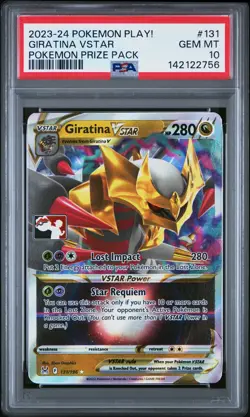 2023-2024 POKEMON PLAY! POKEMON PRIZE PACK #131 GIRATINA VSTAR PSA 10 - Image 1