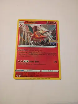 Pokemon Go Charizard TCG 010/078 LP Reverse Holo Rare (2022) - Image 1