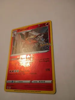 Pokemon Go Charizard TCG 010/078 LP Reverse Holo Rare (2022) - Image 2