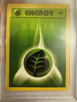 1999 Pokemon - 1st Edition Grass Energy - Base Set 99/102 - PSA 9 Mint! - WOTC - Image 3
