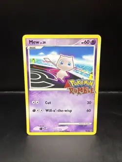 Pokemon Mew - 10/16 - Pokemon Rumble - Holo Stamped - Pokemon TCG - Image 3