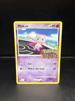 Pokemon Mew - 10/16 - Pokemon Rumble - Holo Stamped - Pokemon TCG - Image 4