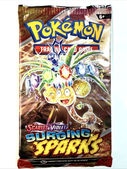 Pokemon Surging Sparks Scarlett & Violet Booster Pack - SV08 Factory Sealed - Image 1