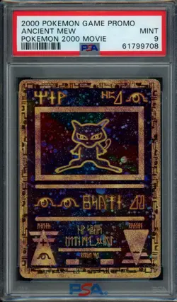 2000 Pokemon Game Promo Ancient Mew Pokemon 2000 Movie PSA 9 Mint 708 - Image 1