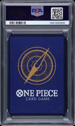 2025 ONE PIECE OP13-CARRYING ON HIS WILL 3RD ANV-GOLD #004 SHANKS PSA 10 - Image 2