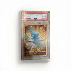 Pokemon Celebrations 2021 FA/MEW Gold Shiny PSA 10 Gem MT Card 025/025 - Image 1