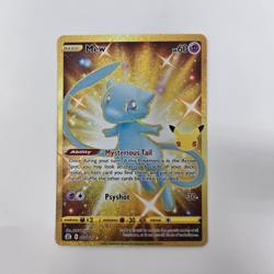 Pokemon TCG Celebrations Shiny Mew - Gold Full Art Card #25 *NEAR MINT* - Image 1