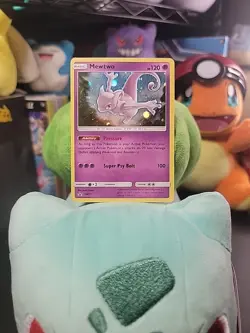 🔥Pokemon Mewtwo SM77 #SM77 Sun & Moon Ultra Rare Holo Black Star Promo NM 🔥 - Image 1