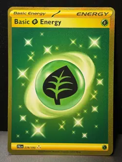 Basic Energy Grass 278/193 SV Paldea Evolved Gold Secret Pokemon Card AA9 LP1 - Image 1