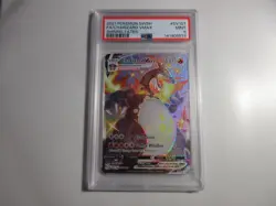 PSA 9 Shiny Charizard Vmax Shining Fates Pokemon Card - Image 1