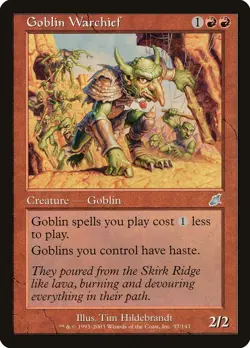 MTG Goblin Warchief - 97 / English / Near Mint - Image 1