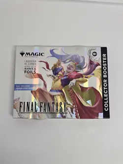 MTG Final Fantasy Collector Booster Pack Box Omega Brand New! Damaged Box - Image 1