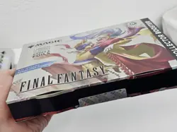 MTG Final Fantasy Collector Booster Pack Box Omega Brand New! Damaged Box - Image 3