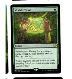 WORLDLY TUTOR Dominaria Remastered MTG Out-of-Pack QUALITY - Image 1
