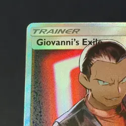 Pokemon Giovanni's Exile Full Art Holo Card 67/68 Hidden Fates - Image 3