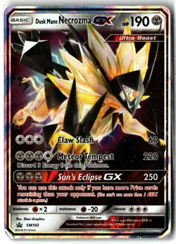 Dusk Mane Necrozma GX ⭐ SM102 Holo Promo SM Black Star Promos 2017 Pokemon MP - Image 1