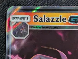 Salazzle GX SM63 Pokemon TCG 2017 Promo Rare Holo Black Star Promo Light Play - Image 2