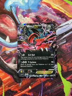 Yveltal EX XY08 XY Black Star Promo Holo Pokemon Card MP - Image 1