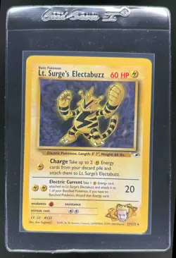 2000 Pokemon Gym Heroes Lt. Surge's Electabuzz #27/132 - Image 1