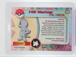 #66 MACHOP 1999 TOPPS CHROME POKEMON TV FIGHTING Q2371 - Image 2