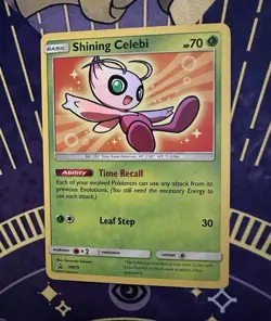 Pokemon Shining Celebi SM79 Holo Sun & Moon Promo Card - LP - Image 3