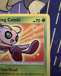 Pokemon Shining Celebi SM79 Holo Sun & Moon Promo Card - LP - Image 5