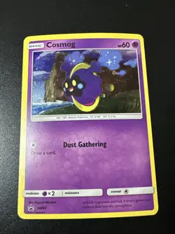 2017 POKEMON SUN & MOON COSMOG SM42 COSMOS HOLO (BLACK STAR PROMO) - Image 2