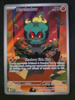 Pokemon TCG Marshadow 146/132 Illustration Rare Me01: Mega Evolution Holo - NM - Image 1