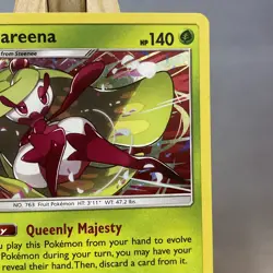 Tsareena SM26 Sun & Moon Black Star Promo Holo Pokemon Card LP - Image 3