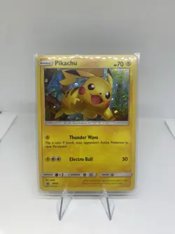 Heavily Played Pikachu - SM76 - Promo - SM Black Star Promo Pokemon SM Promos - Image 1