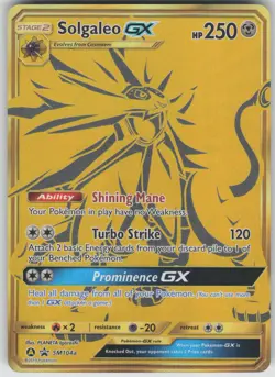 Pokemon TCG Solgaleo GX Promo SM Promos SM104a - Image 1
